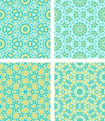 Set of seamless geometric patterns