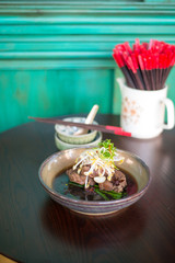 Chinese stew beef noodle.