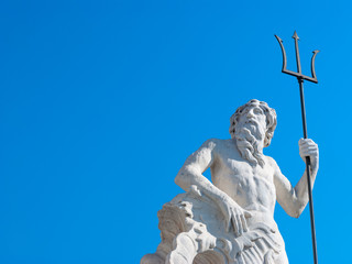 Statue of Neptune with trident