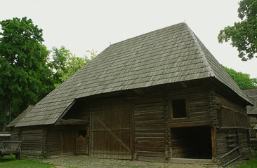 Romanian wooden house