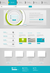 Website Design Template Vector Eps 10