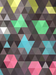 Fototapeta premium Abstract group of color with white line texture