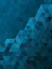 Abstract blue triangle texture