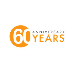 Fototapeta premium 60 years logo 