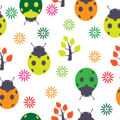 ladybirds seamless