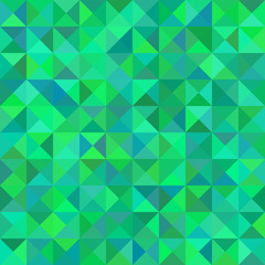 Abstract triangular green pattern/background