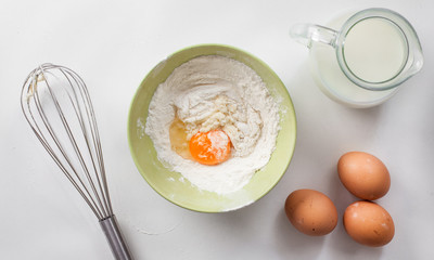 making dough background