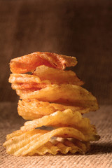 Potato Chips Warm Light