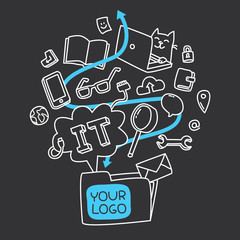 Information technologies pattern about programer's life and teamwork