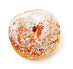 donut in powdered sugar