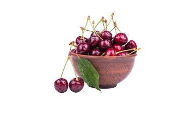 Cherries in a bowl
