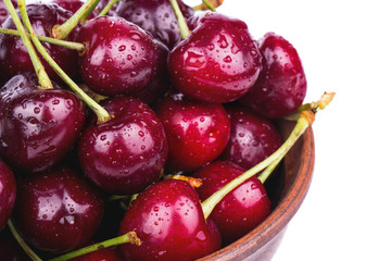 Cherries in a bowl