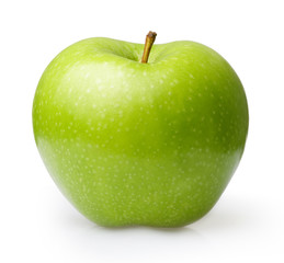 Green apple isolated 