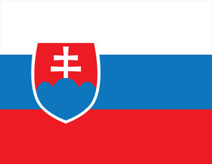 Fototapeta premium Slovakia Flag