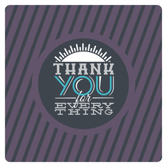 Vintage thank you card