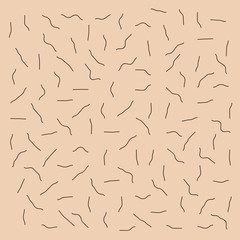 Skin with unshaven bristle pattern.