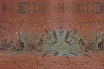 door lock old rusty background