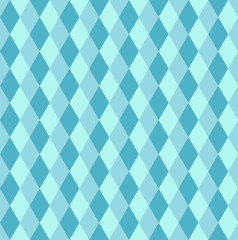 Blue rhombus seamless retro pattern