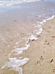 Fußspuren im Sand