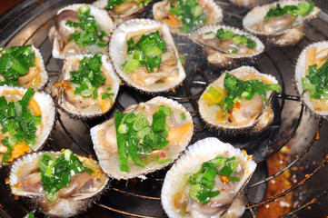 Scallops on the grill