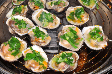 Scallops on the grill