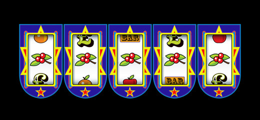 Cherry fruit machine