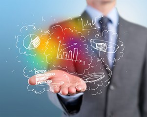 Concept, globalization, icon.