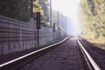 Fototapeta premium railway track