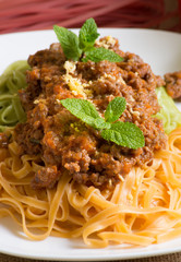 Spaghetti bolognese