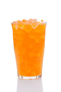 Glass of Orange Soda
