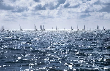 Küchenrückwand glas motiv sailing Regatta © yanlev