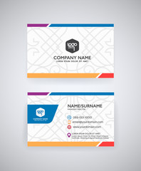 Vector modern creative and clean business card template