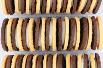 Black and White Sandwich Cookies