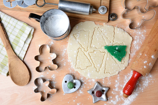 Baking Holiday Cookies Still Life