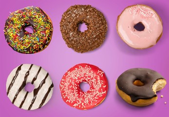 Donut, Sprinkles, Cake.