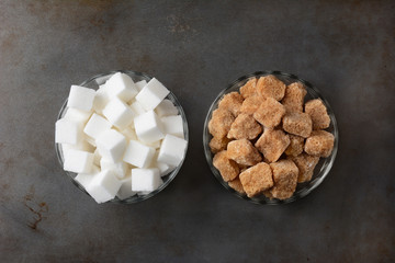 Bowls of Sugar Cubes