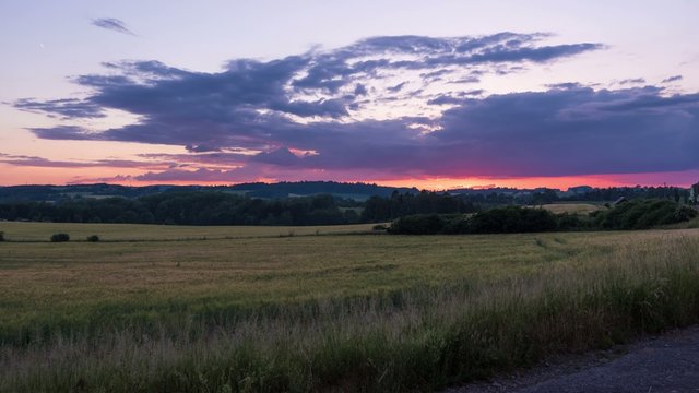 Sonnenuntergang Taltitz/Vogtland