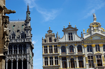 Fototapeta na wymiar Grand-Place de Bruxelles belgique