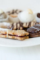 Christmas cookies on a plate