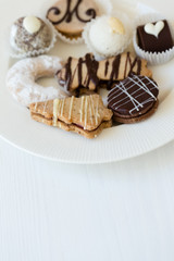 Christmas cookies on a plate