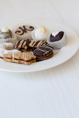 Christmas cookies on a plate