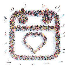 people in the shape of a wedding calendar.