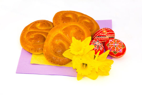 Traditional czech Easter decorations