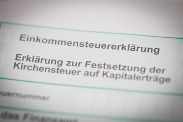 Formular, Einkommensteuererkl&auml;rung, Steuer, Geld