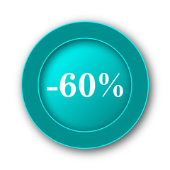 60 percent discount icon