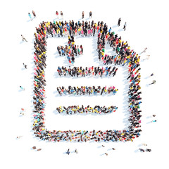  people in the shape of a medical questionnaire.