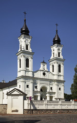 Fototapeta na wymiar St. Michael's Small Basilica in Marijampole. Lithuania