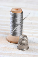 Thimble and Thread Spool