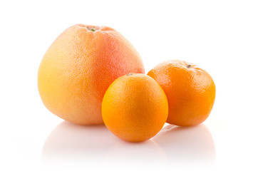 Grapefruit, Orange and Tangerine