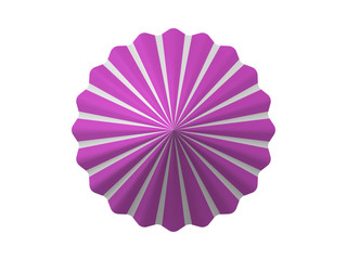 Circular spiral logo on white background